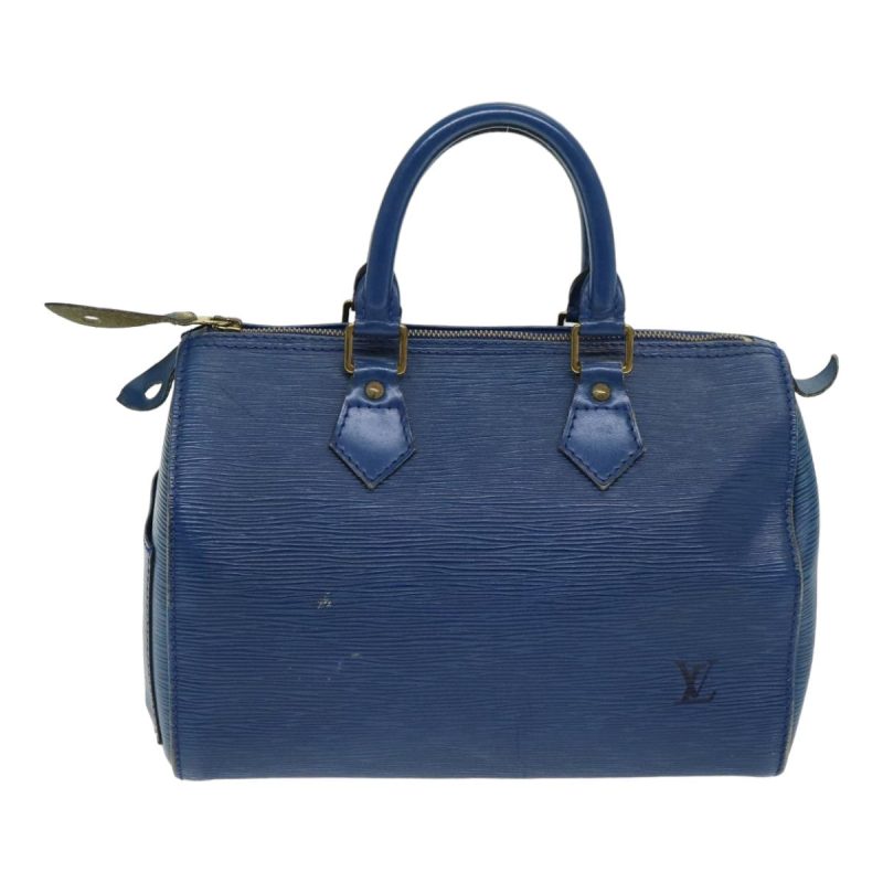 Louis Vuitton Epi Speedy 25 Hand Bag Toledo Blue M43015  85451 - Image 2