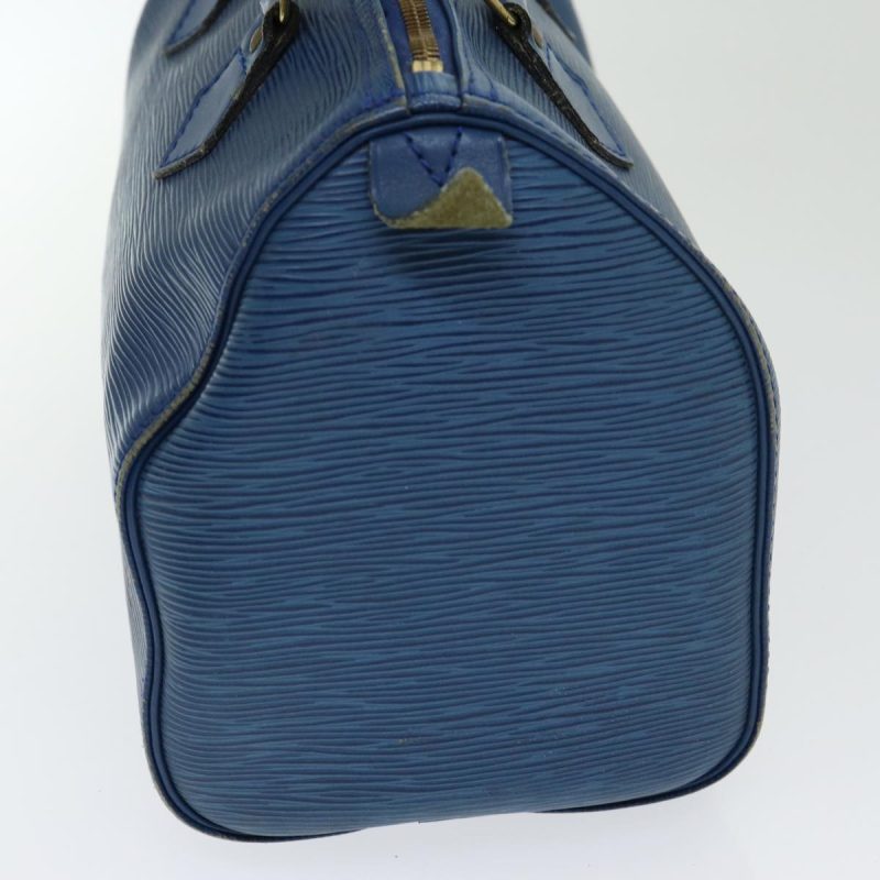 Louis Vuitton Epi Speedy 25 Hand Bag Toledo Blue M43015  85451 - Image 4