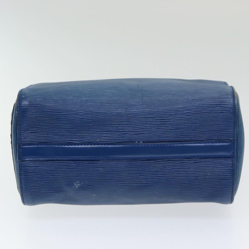 Louis Vuitton Epi Speedy 25 Hand Bag Toledo Blue M43015  85451 - Image 5