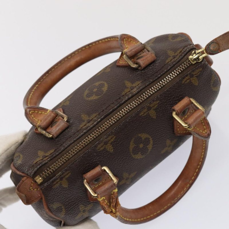 Louis Vuitton Monogram Mini Speedy Hand Bag M41534  85508 - Image 6