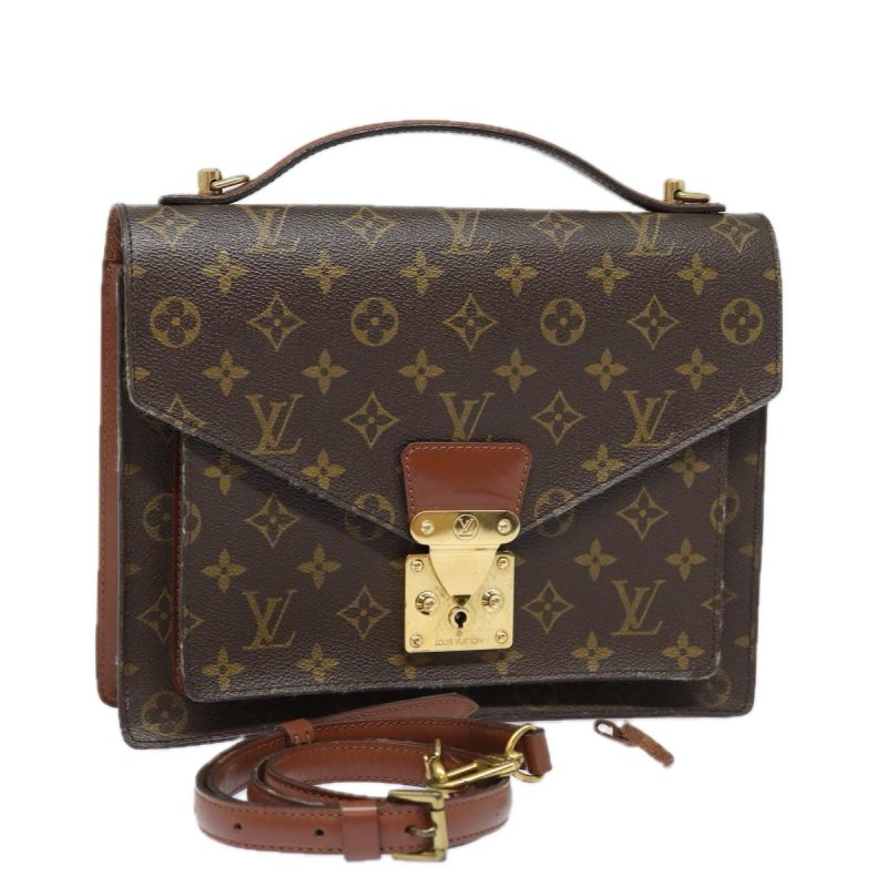 Louis Vuitton Monogram Monceau 28 Hand Bag 2way M51185  85571