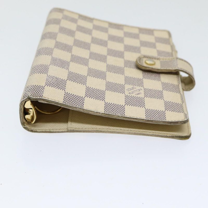 Louis Vuitton Damier Azur Agenda MM Day Planner Cover R20707  85580 - Image 4