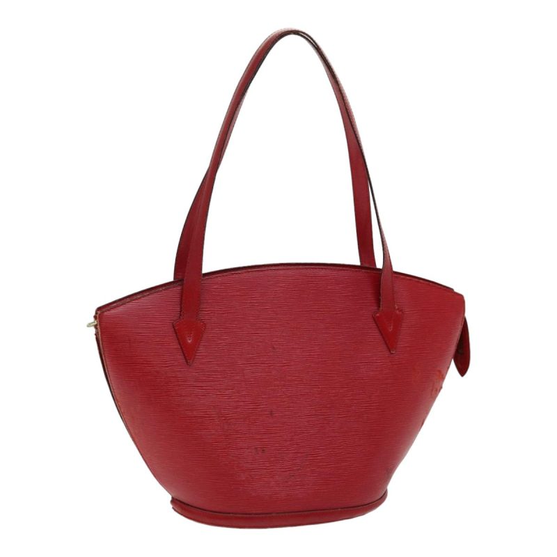 Louis Vuitton Epi Saint Jacques Shopping Shoulder Bag Red M52277  85589