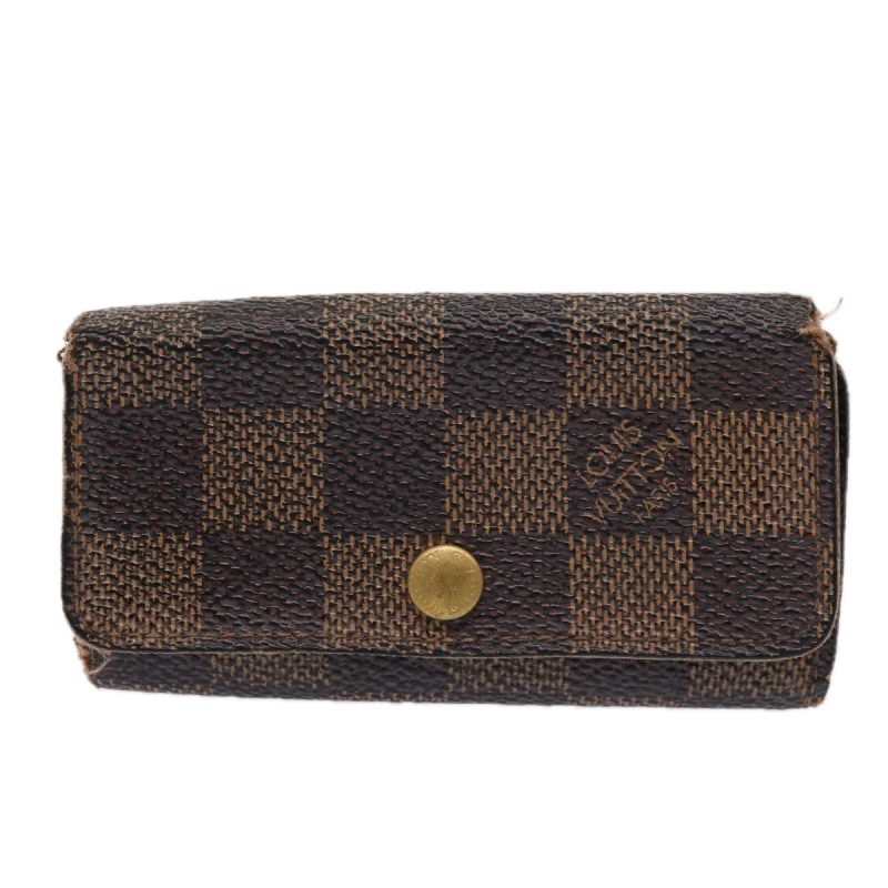 Louis Vuitton Damier Ebene Vernis Key Case 5Set Gray Pomme D'amour  85754 - Image 2
