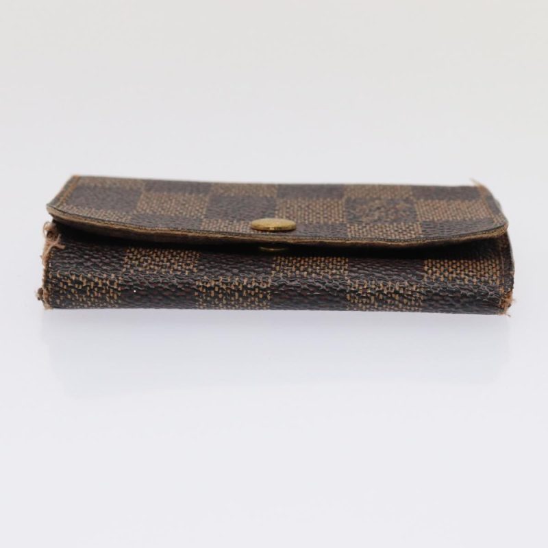 Louis Vuitton Damier Ebene Vernis Key Case 5Set Gray Pomme D'amour  85754 - Image 5