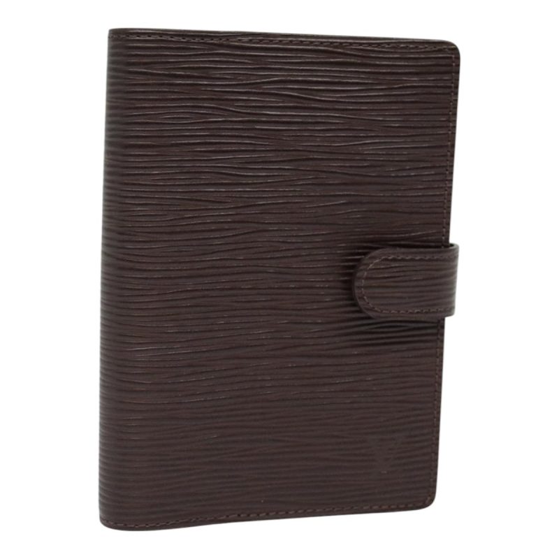 Louis Vuitton Epi Agenda PM Day Planner Cover Mocha R2009D  85780