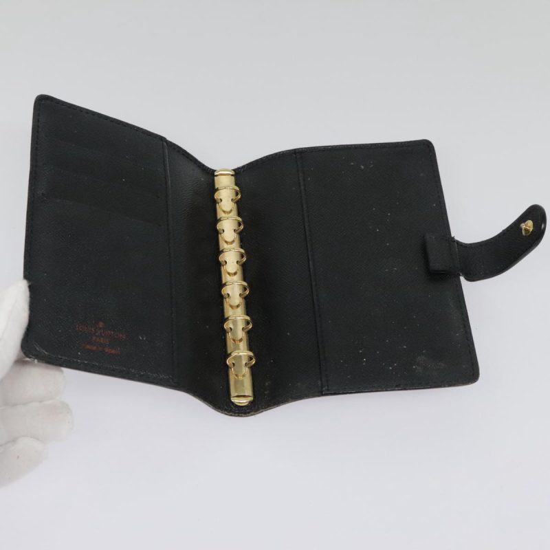 Louis Vuitton Epi Agenda PM Day Planner Cover Black R20052  85781 - Image 7