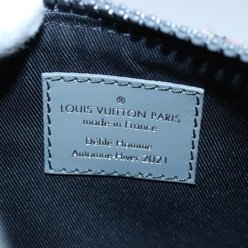 Louis Vuitton Monogram Felt Keepall XS Hand Bag Gray M80821  86001S - Image 10