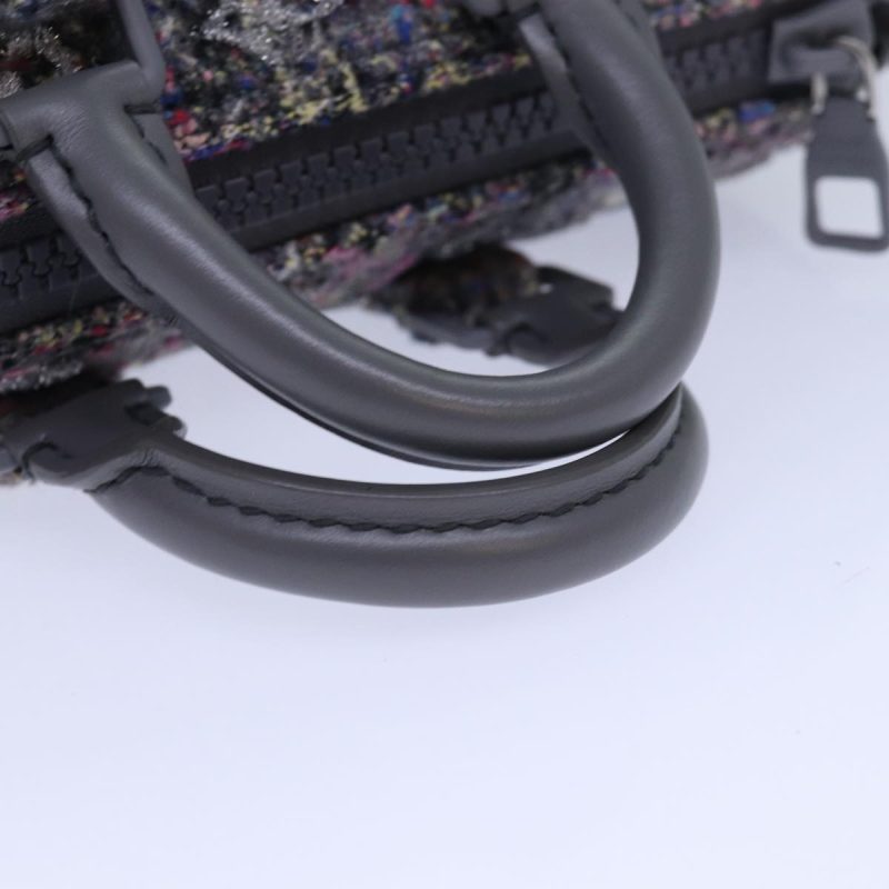 Louis Vuitton Monogram Felt Keepall XS Hand Bag Gray M80821  86001S - Image 7