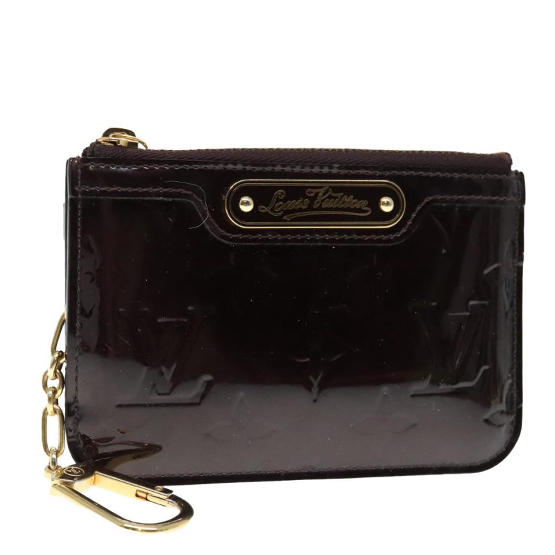 Louis Vuitton Vernis Pochette Cles NM Coin Purse Amarante M93557  86005