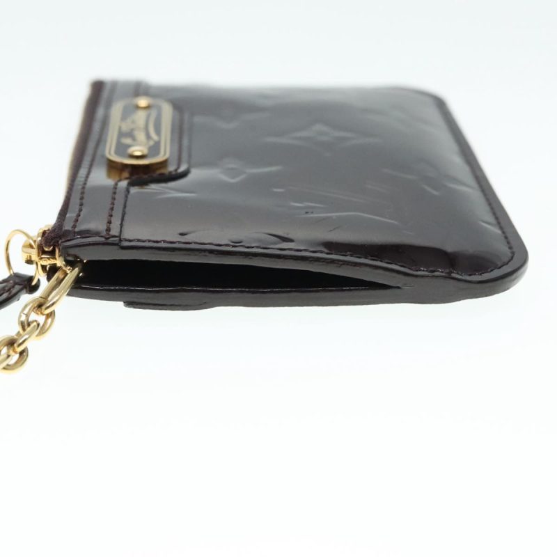 Louis Vuitton Vernis Pochette Cles NM Coin Purse Amarante M93557  86005 - Image 4