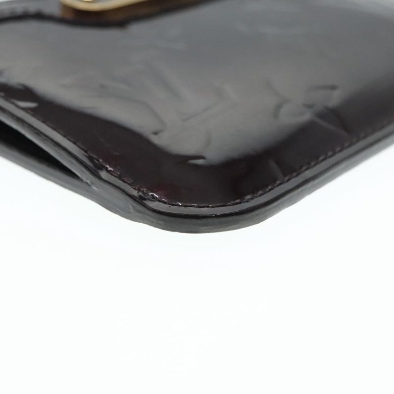 Louis Vuitton Vernis Pochette Cles NM Coin Purse Amarante M93557  86005 - Image 7