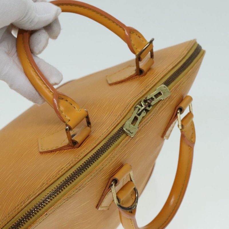 Louis Vuitton Epi Alma Hand Bag Yellow M52149  86009 - Image 6