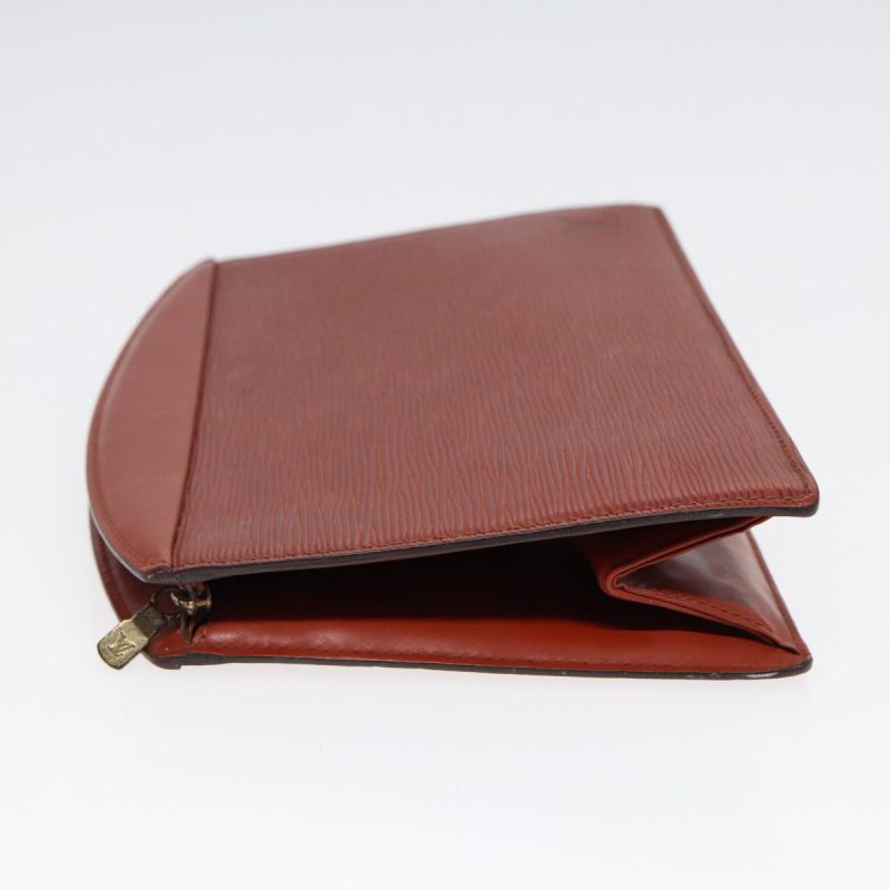 Louis Vuitton Epi Trousse Crete Pouch Brown M48403  86086 - Image 3