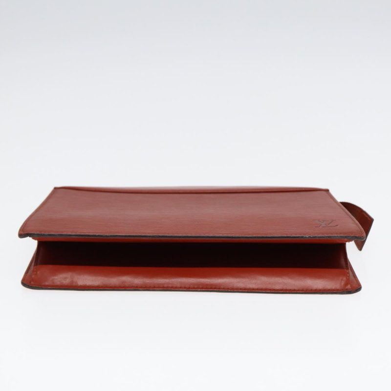 Louis Vuitton Epi Trousse Crete Pouch Brown M48403  86086 - Image 6