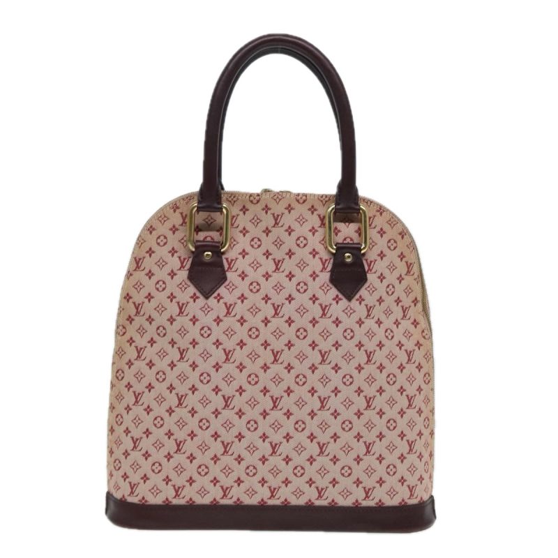 Louis Vuitton Monogram Mini Alma Haut Hand Bag Red M92204  86110 - Image 2