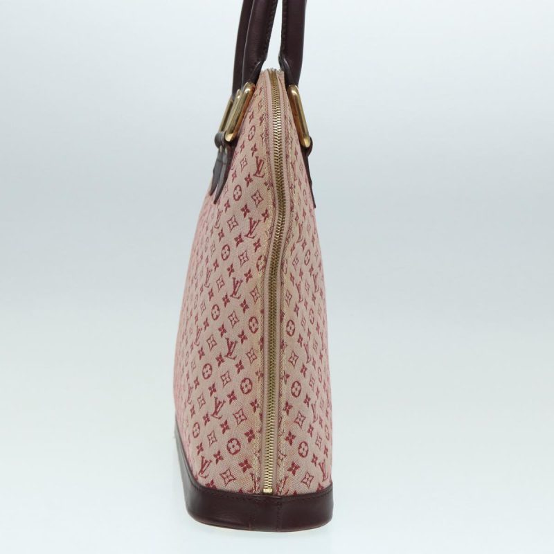 Louis Vuitton Monogram Mini Alma Haut Hand Bag Red M92204  86110 - Image 3