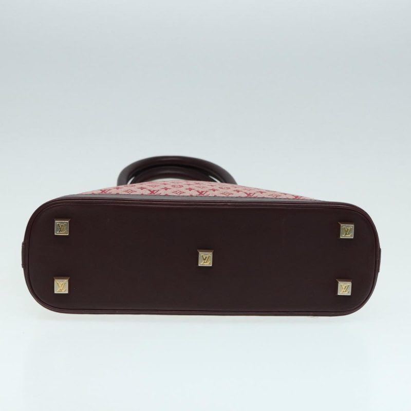 Louis Vuitton Monogram Mini Alma Haut Hand Bag Red M92204  86110 - Image 5