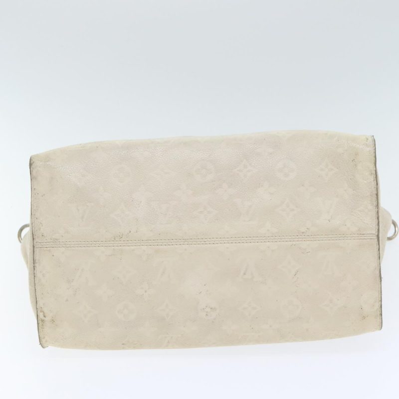 Louis Vuitton Monogram Empreinte Lumineuse PM Tote Bag Neige M93411 Auth 86195 - Image 5