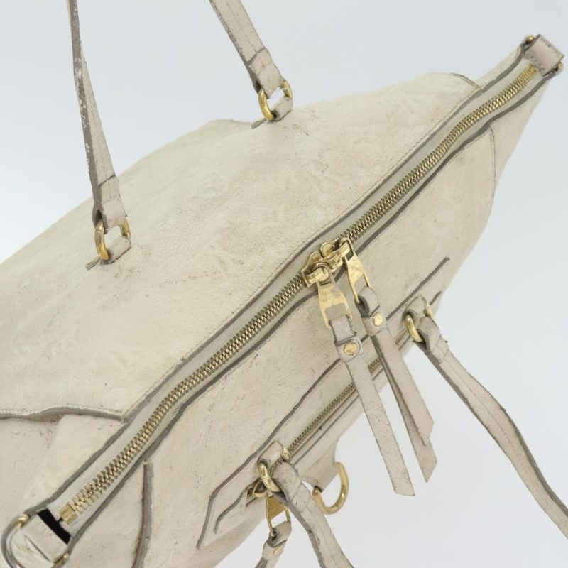 Louis Vuitton Monogram Empreinte Lumineuse PM Tote Bag Neige M93411 Auth 86195 - Image 6