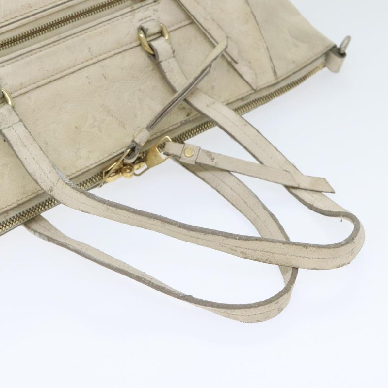 Louis Vuitton Monogram Empreinte Lumineuse PM Tote Bag Neige M93411 Auth 86195 - Image 7