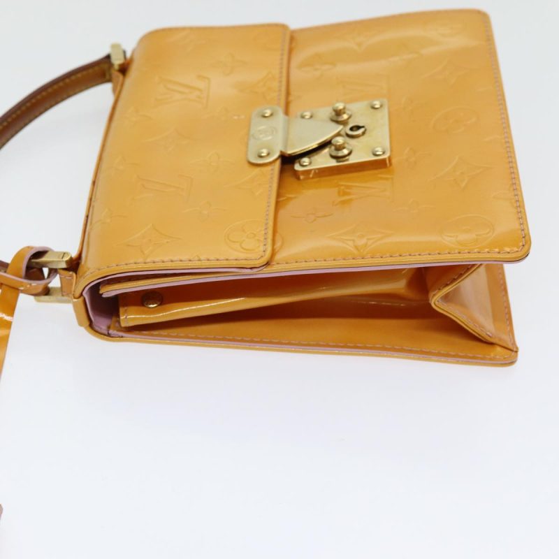 Louis Vuitton Vernis Spring Street Hand Bag Marshmallow Pink M91033 Auth 86224 - Image 4
