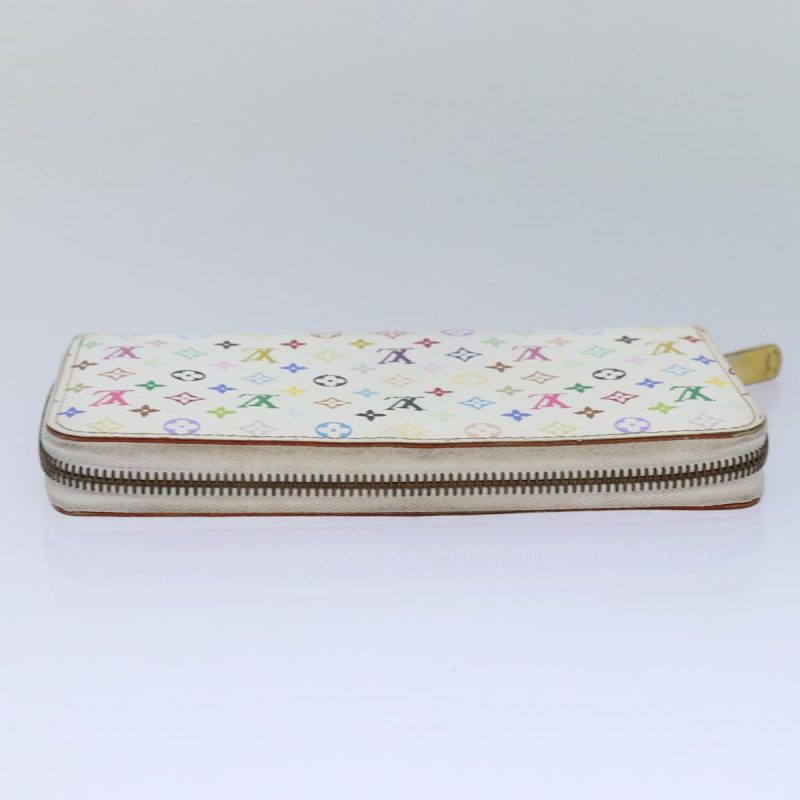 Louis Vuitton Monogram Multicolor Zippy Wallet White M60241  86348 - Image 5