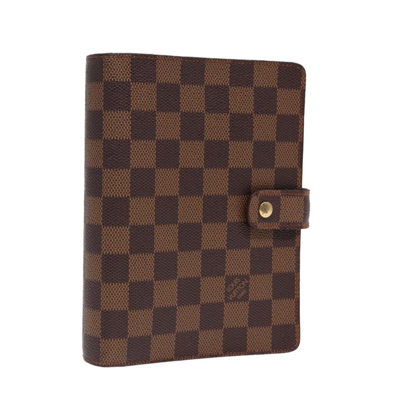 Louis Vuitton Damier Ebene Agenda MM Day Planner Cover R20240  86350