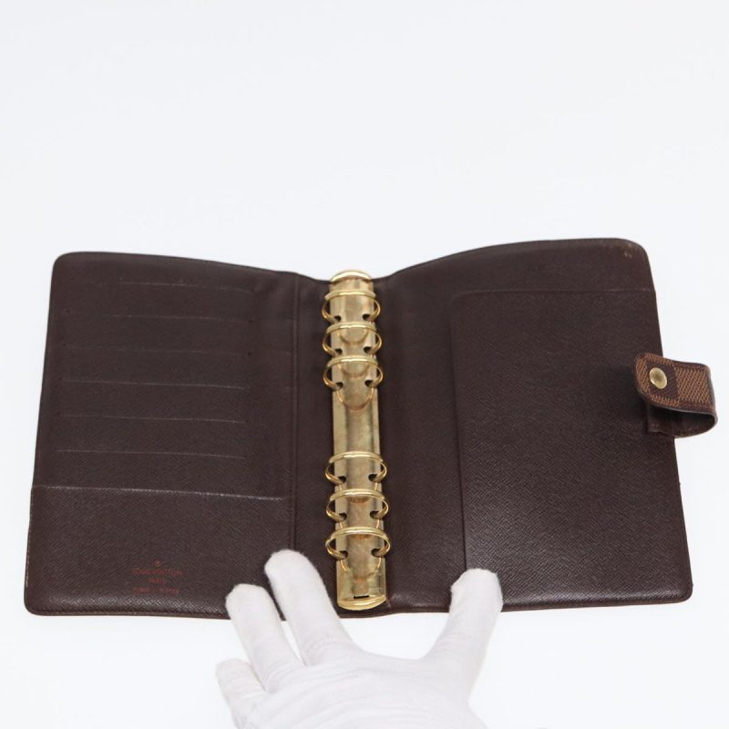 Louis Vuitton Damier Ebene Agenda MM Day Planner Cover R20240  86350 - Image 8