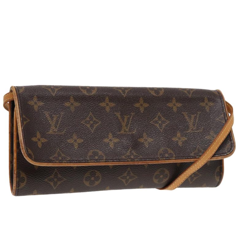 Louis Vuitton Monogram Pochette Twin GM Shoulder Bag M51852  86374