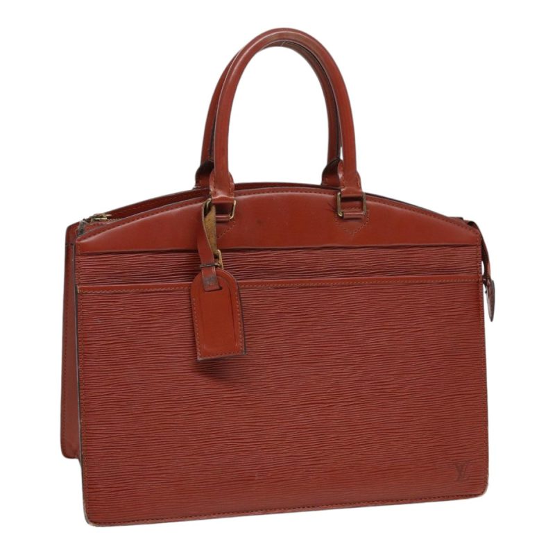 Louis Vuitton Epi Riviera Hand Bag Brown M48183  86380