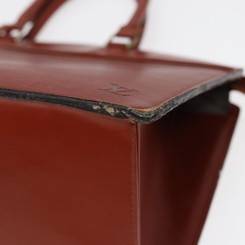 Louis Vuitton Epi Riviera Hand Bag Brown M48183  86380 - Image 9