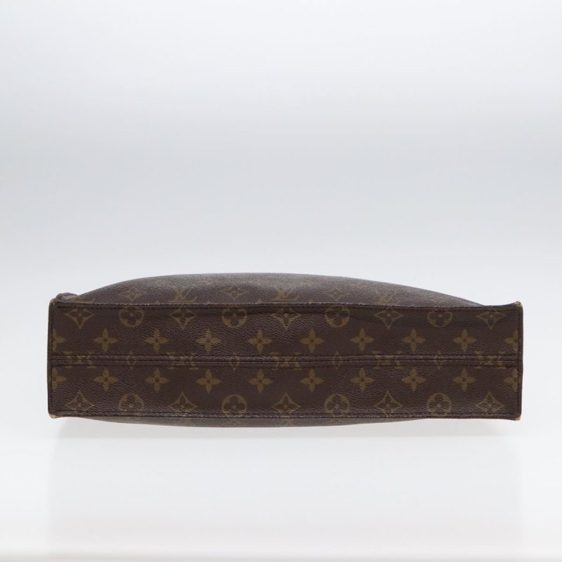 Louis Vuitton Monogram Sac Plat Hand Bag M51140  86401 - Image 5