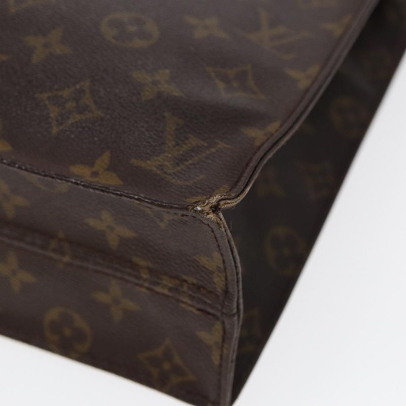 Louis Vuitton Monogram Sac Plat Hand Bag M51140  86401 - Image 10