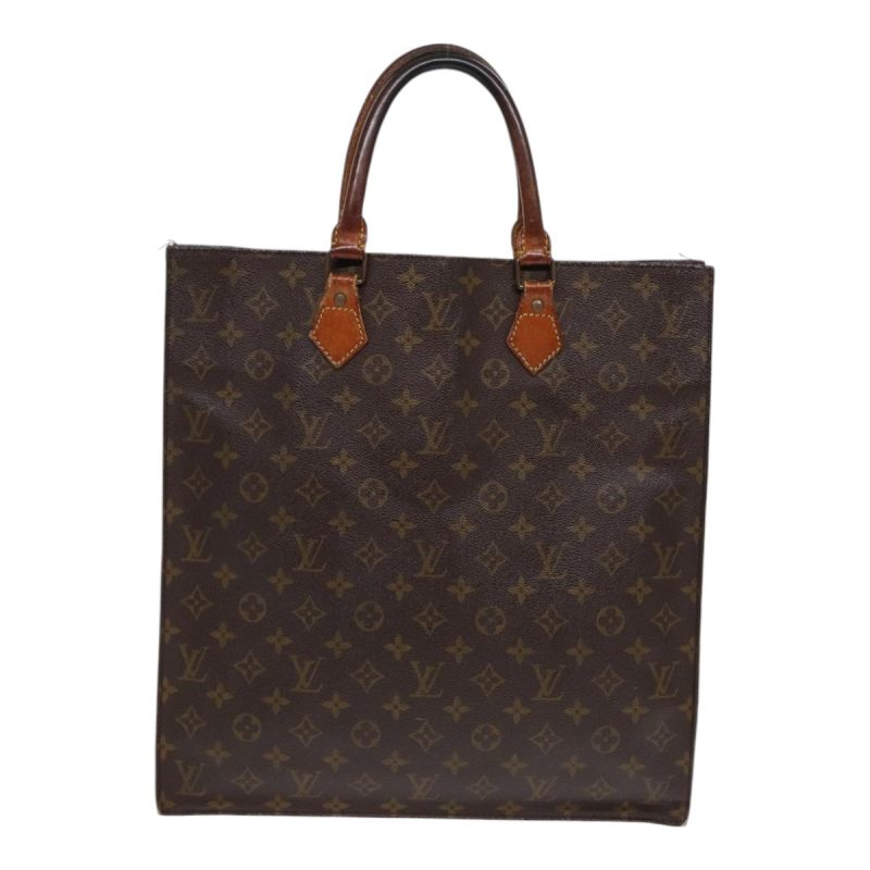 Louis Vuitton Monogram Sac Plat Hand Bag M51140  86401 - Image 2