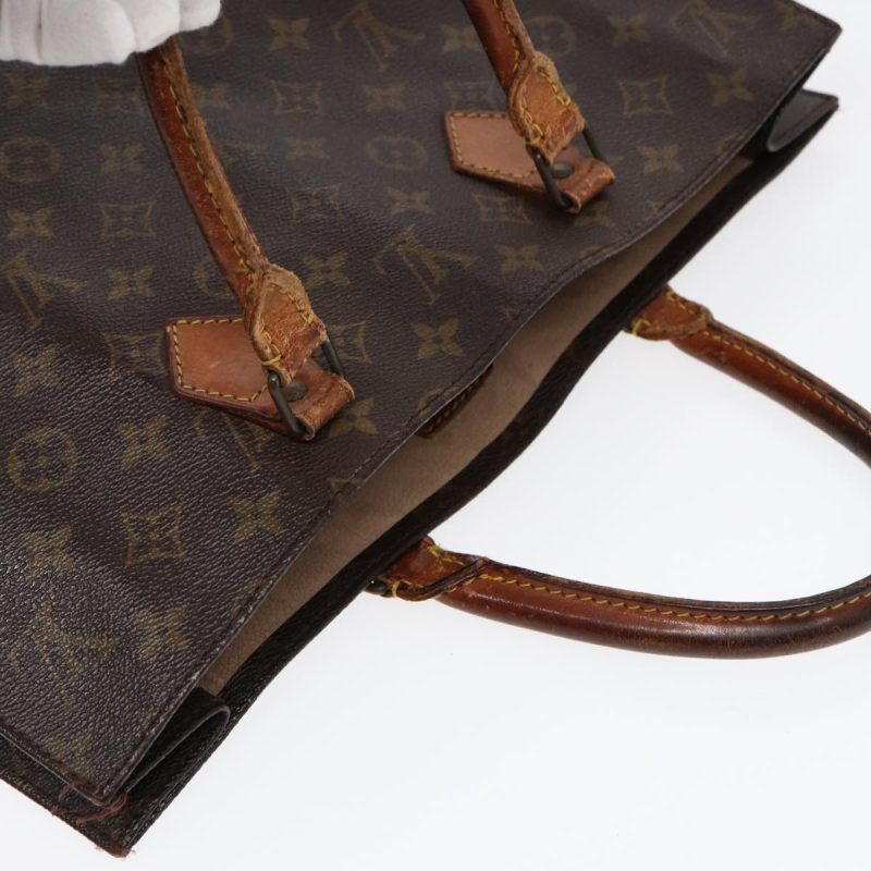 Louis Vuitton Monogram Sac Plat Hand Bag M51140  86401 - Image 6