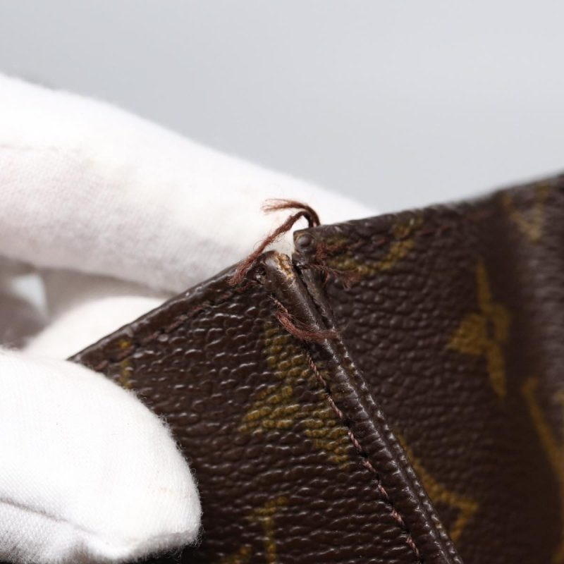 Louis Vuitton Monogram Sac Plat Hand Bag M51140  86401 - Image 7