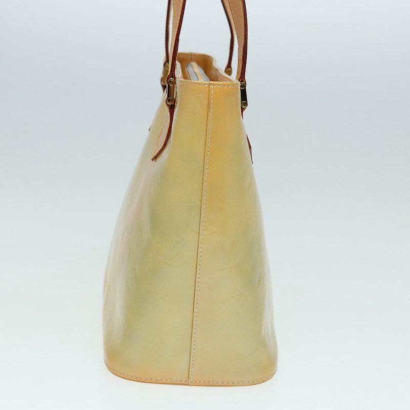 Louis Vuitton Monogram Vernis Houston Hand Bag Gris M91053  86527 - Image 4
