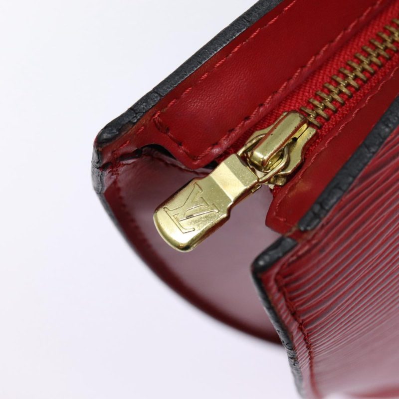 Louis Vuitton Epi Saint Jacques Shoulder Bag Red M52277  86602 - Image 10