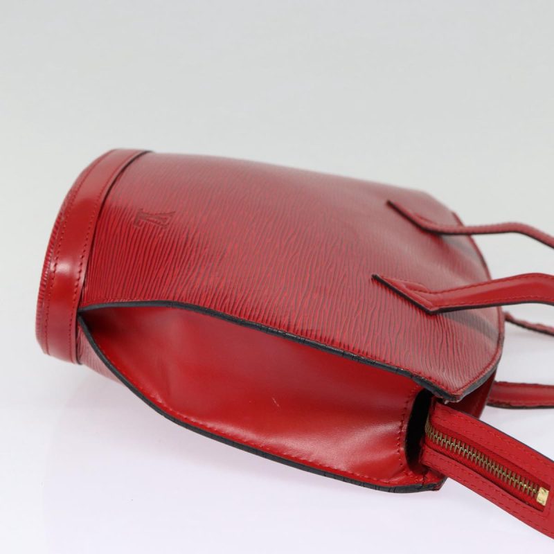 Louis Vuitton Epi Saint Jacques Shoulder Bag Red M52277  86602 - Image 4