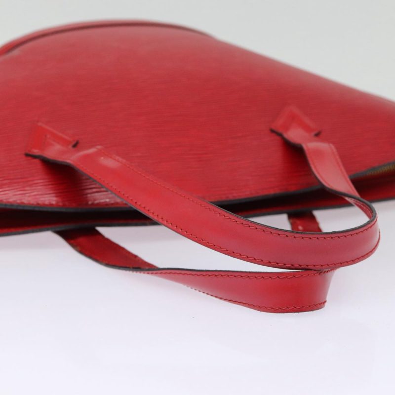Louis Vuitton Epi Saint Jacques Shoulder Bag Red M52277  86602 - Image 7