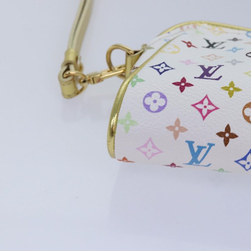 Louis Vuitton Monogram Multicolor Kate Pouch White Bron M55212  86743 - Image 7
