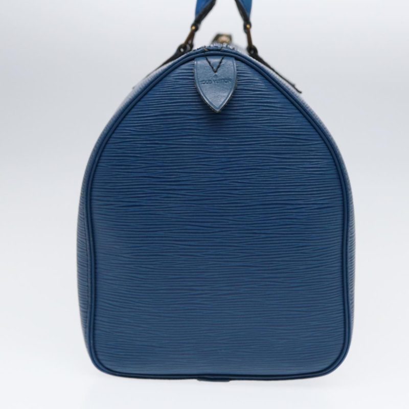 Louis Vuitton Epi Speedy 35 Hand Bag Toledo Blue M42995  86994 - Image 3