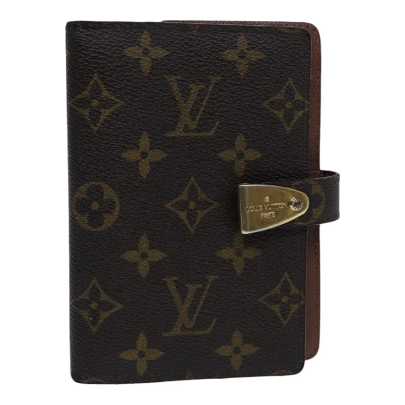 Louis Vuitton Monogram Agenda Partonaire PM Day Planner Cover R21029 Auth 86996