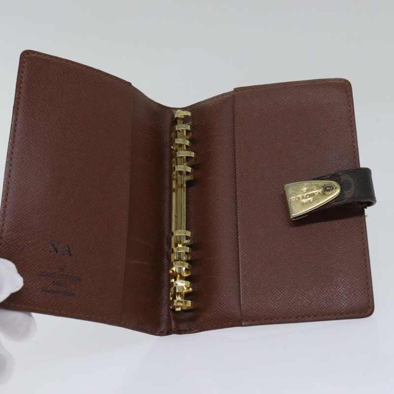 Louis Vuitton Monogram Agenda Partonaire PM Day Planner Cover R21029 Auth 86996 - Image 9