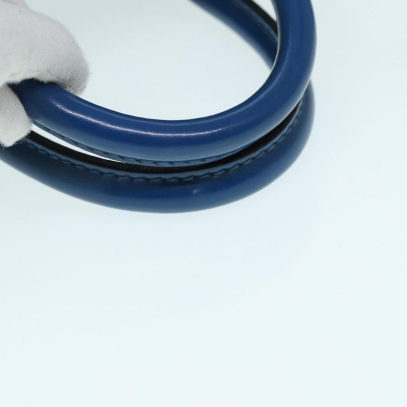 Louis Vuitton Epi Speedy 25 Hand Bag Toledo Blue M43015  87489 - Image 7