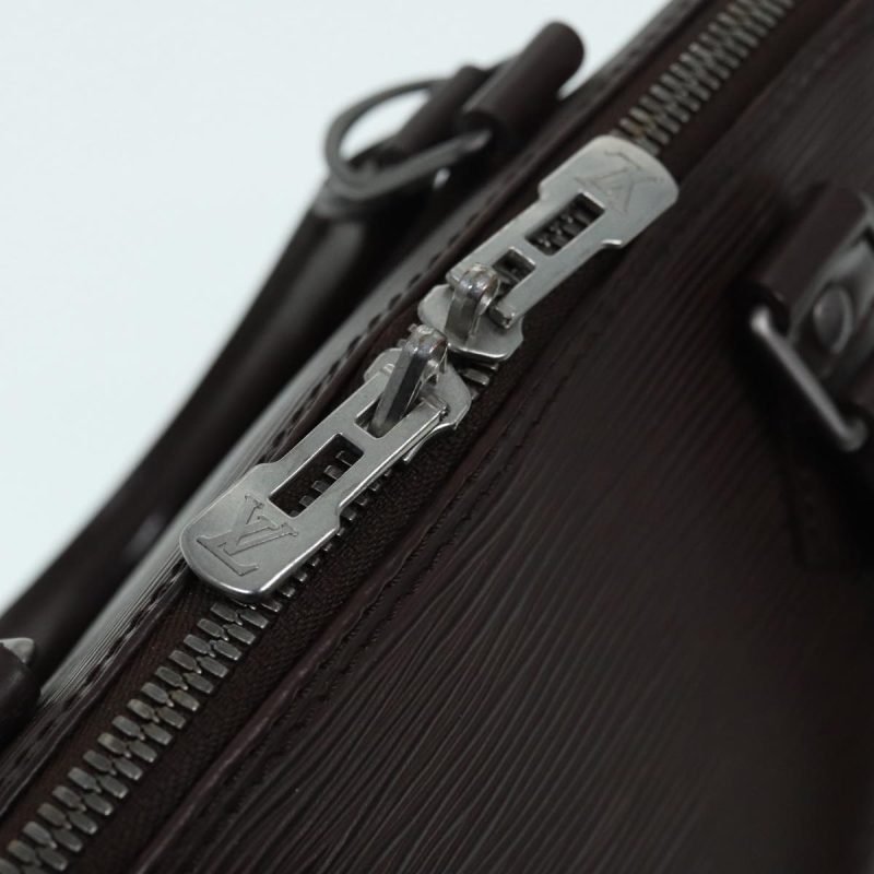 Louis Vuitton Epi Alma Hand Bag Mocha M5214D  87497 - Image 10