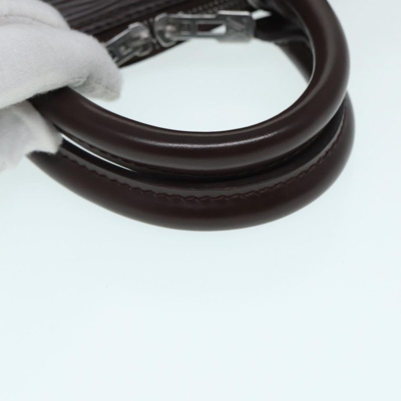 Louis Vuitton Epi Alma Hand Bag Mocha M5214D  87497 - Image 7