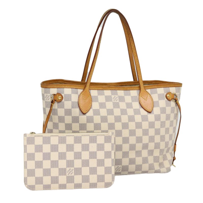 Louis Vuitton Damier Azur Neverfull PM Tote Bag N41362  87565