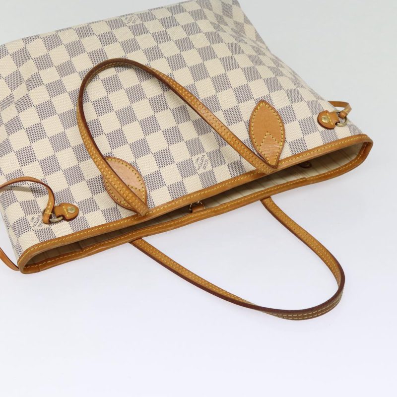Louis Vuitton Damier Azur Neverfull PM Tote Bag N41362  87565 - Image 6